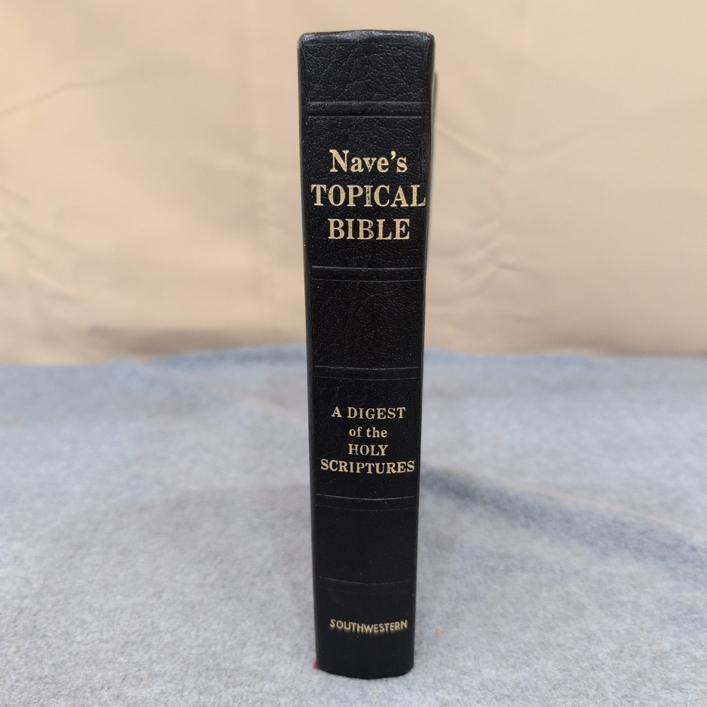 Naves Topical Bible Digest of Holy Scriptures 1962 Southwestern Co Thumb Indexed - Picture 1 of 6
